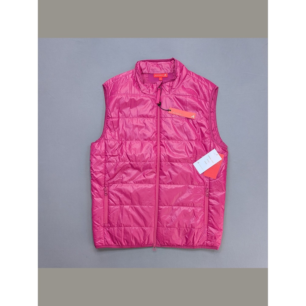 NWT Redvanly Bolton Vest Sangria Pink Large LightWarm